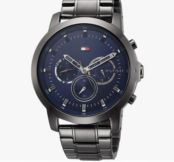 Tommy Hilfiger JAMESON Men's Quartz Wristwatch, 1791796 Dark Blue x Gray, 1 piece, Bracelet Type
