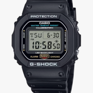 Casio DW-5600UE-1 Men's Wristwatch, Black, Black, Strap