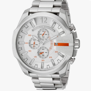 DIESEL MEGA CHIEF DZ4328 Men's Watch, Silver, Bracelet Type