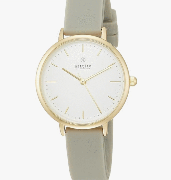 Fieldwork YM031 Women's NF Soiler Wrist Watch, Nickel-Free Silicone Strap, Khaki, sports