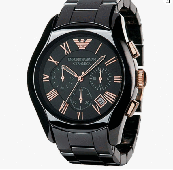 [Emporio Armani] Emporio Armani Watch Chronograph Ceramica seramika AR1410 Men's [parallel import goods]