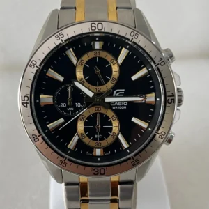 Casio EDIFICE Chronograph Two Tone Men's Watch