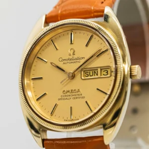 Vintage OMEGA Constellation Cal.1021 Automatic Gold Dial 35mm Mens