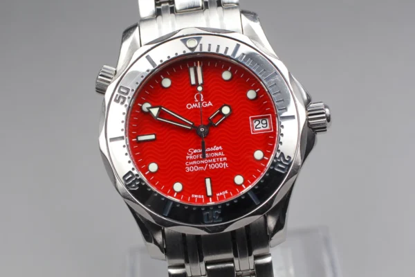 Japan Limited Red Dial OMEGA Seamaster Professional Diver Automatic 36mm 2552.61