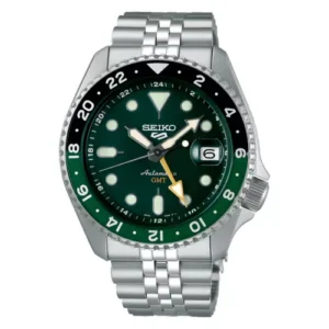 New Original Seiko 5 GMT Men's Mechanical Watch Night Light Sports Diving Watch