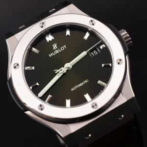 Hublot Classic Fusion 542NX8970LR Papers + Box Green Titanium, 42mm